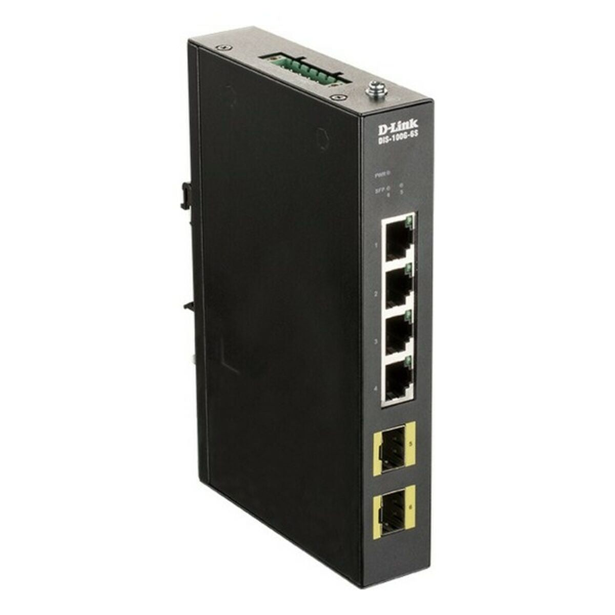 D-LINK Industrial Gigabit Unmanaged Switch 4 Ports Gigabit + 2 Ports SFP