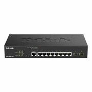 D-Link DGS-2000-10P commutateur réseau Géré L2/L3 Gigabit Ethernet (10/100/1000) Connexion Ethernet, supportant l'alimentation via ce port (PoE) 1U Noir