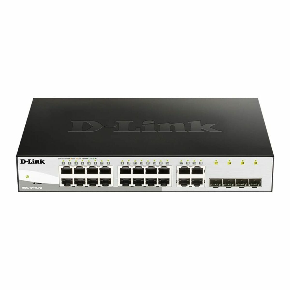D-LINK 20-Port Layer2 Smart Managed Gigabit Switch dlink green 3.0 16x 10/100/1000Mbit/s TP RJ-45 Port4x TP Combo Port/SFP Slot