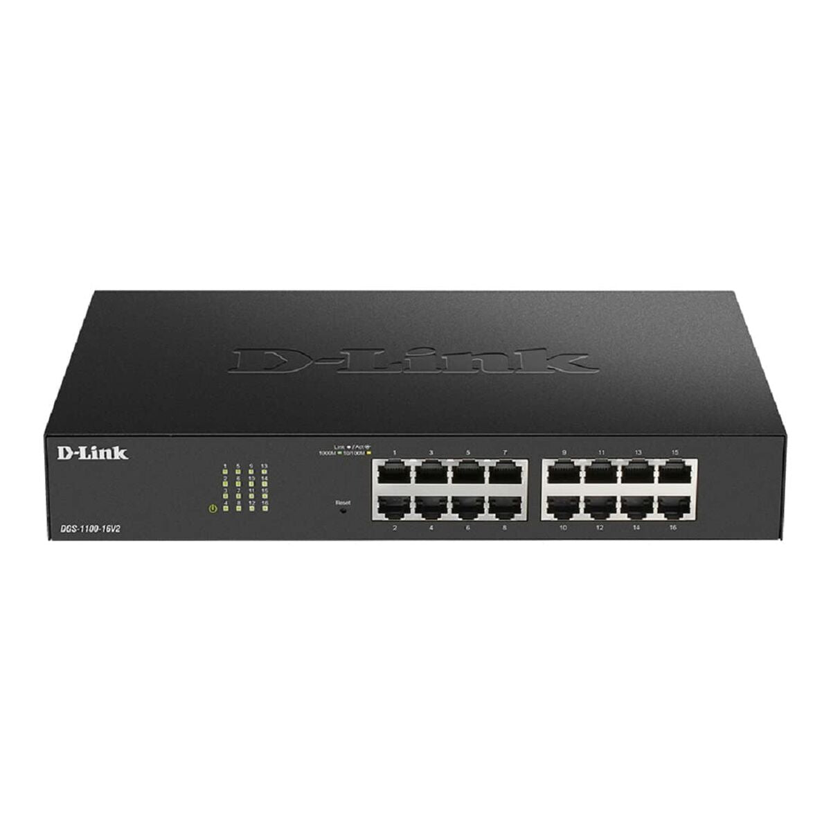 D-LINK 16-Port Layer2 Smart Gigabit Switch16x 10/100/1000Mbps TP RJ-45 Port802.3x Flow Control Trunking up to 8 Ports