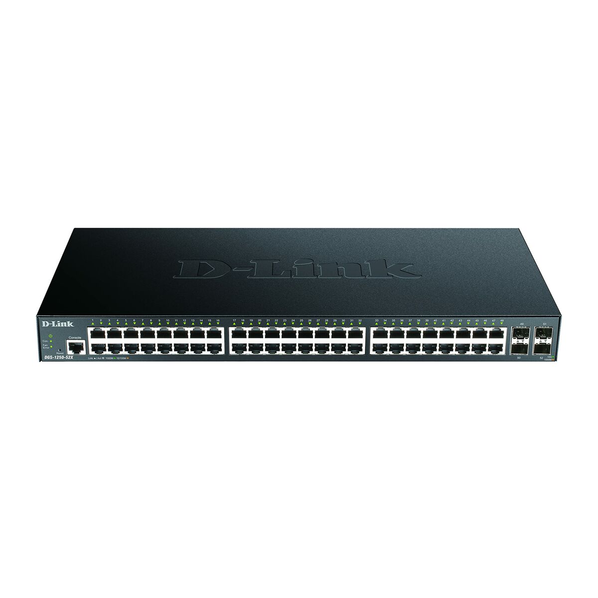 D-LINK 52-Port Smart Managed Gigabit Switch 4x 10G dlink green 3.0 48x 10/100/1000Mbit/s TP RJ-45 Port 4x 10Gbit/s Fiber SFP+