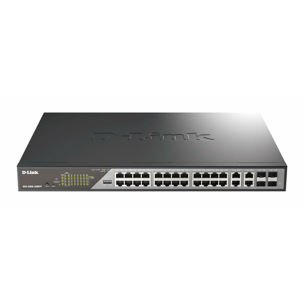 D-LINK 24 Gigabit PoE Ports Switch Including 8 PoE++ 4 Gigabit Combo SFP Ports Gigabit Fibre Uplink Port PoE 802.3bt 90W Alarm port