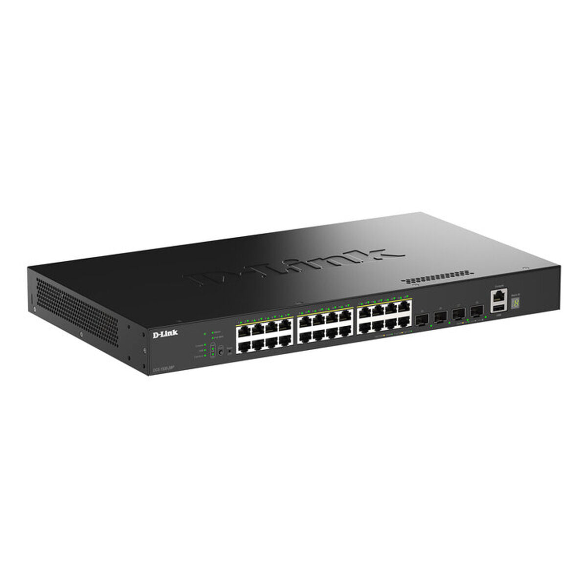 D-LINK 24 Ports GE PoE 30W + 4 Ports 10G SFP+ Smart Managed Switch 370W