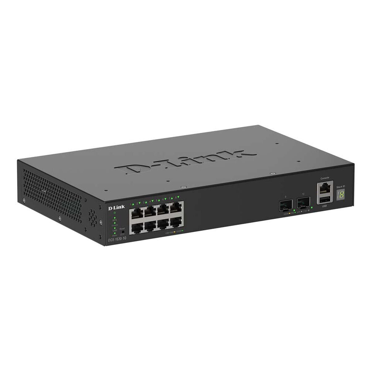 D-LINK 8 Ports GE + 2 Ports 10G SFP+ Smart Managed Switch