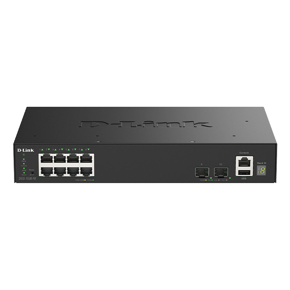 D-LINK 8 Ports GE + 2 Ports 10G SFP+ Smart Managed Switch
