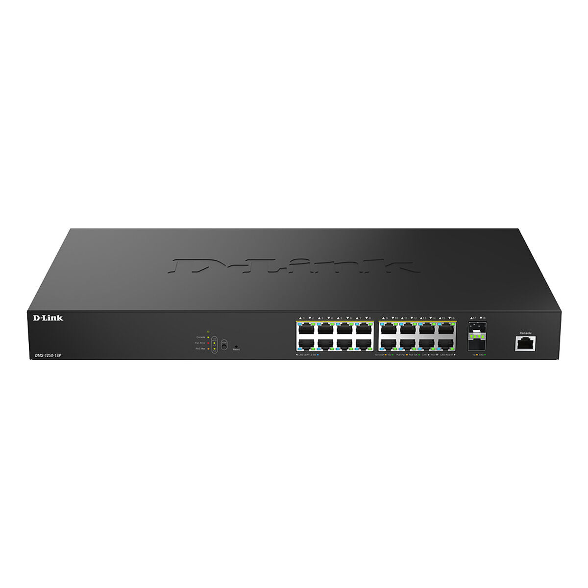 D-LINK 16 Ports 2.5Gbps PoE9 0W+ 2 Ports 10G SFP+ Smart Managed Switch