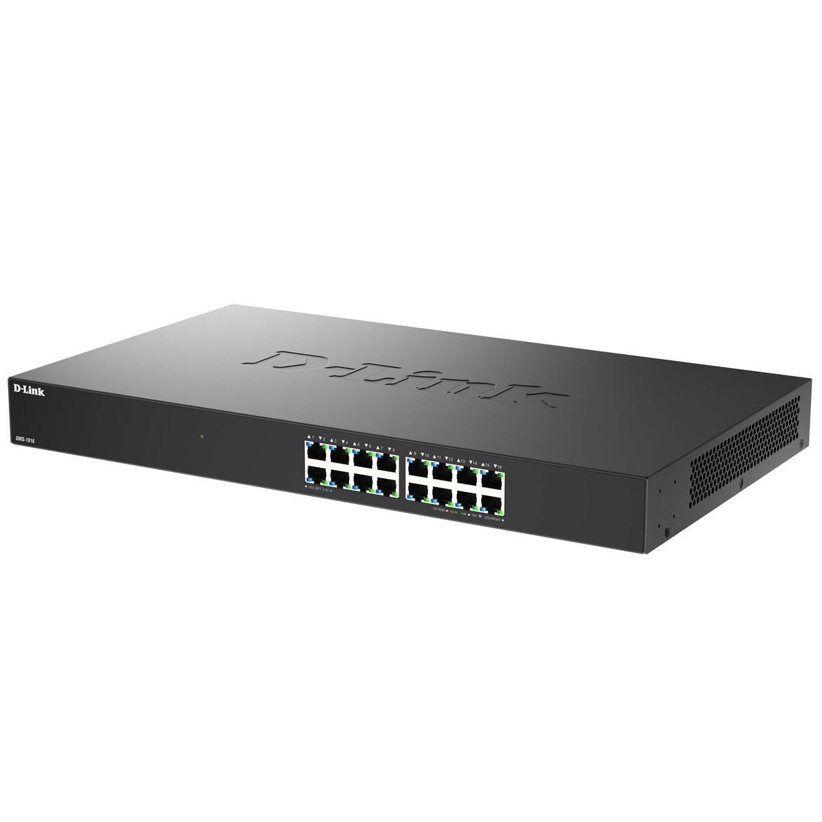 D-LINK 16 ports Multi-Gigabit 2.5 Gps - Métallique & rackable - IGMP snooping - auto MDI/MDI-X - QoS - IEEE 802.3az EEE