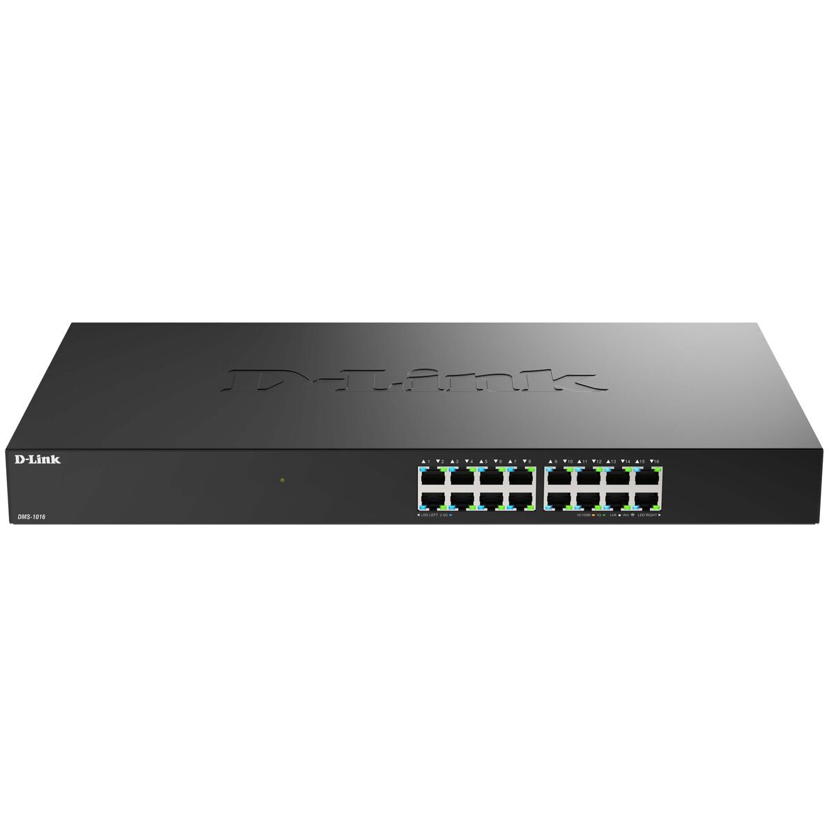 D-LINK 16 ports Multi-Gigabit 2.5 Gps - Métallique & rackable - IGMP snooping - auto MDI/MDI-X - QoS - IEEE 802.3az EEE