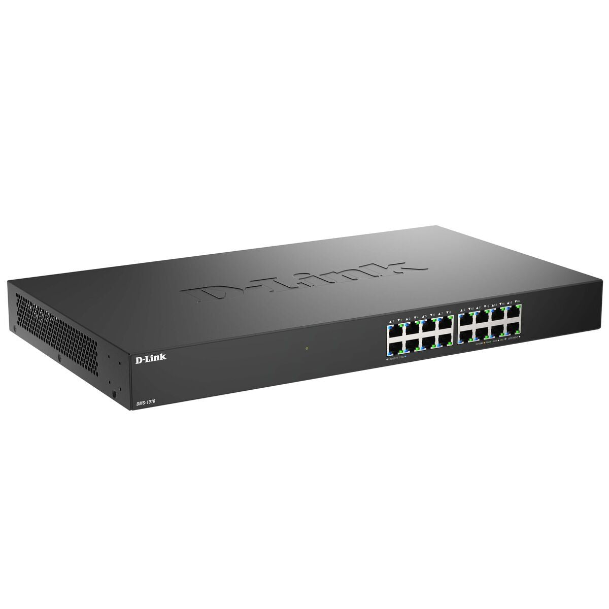 D-LINK 16 ports Multi-Gigabit 2.5 Gps - Métallique & rackable - IGMP snooping - auto MDI/MDI-X - QoS - IEEE 802.3az EEE