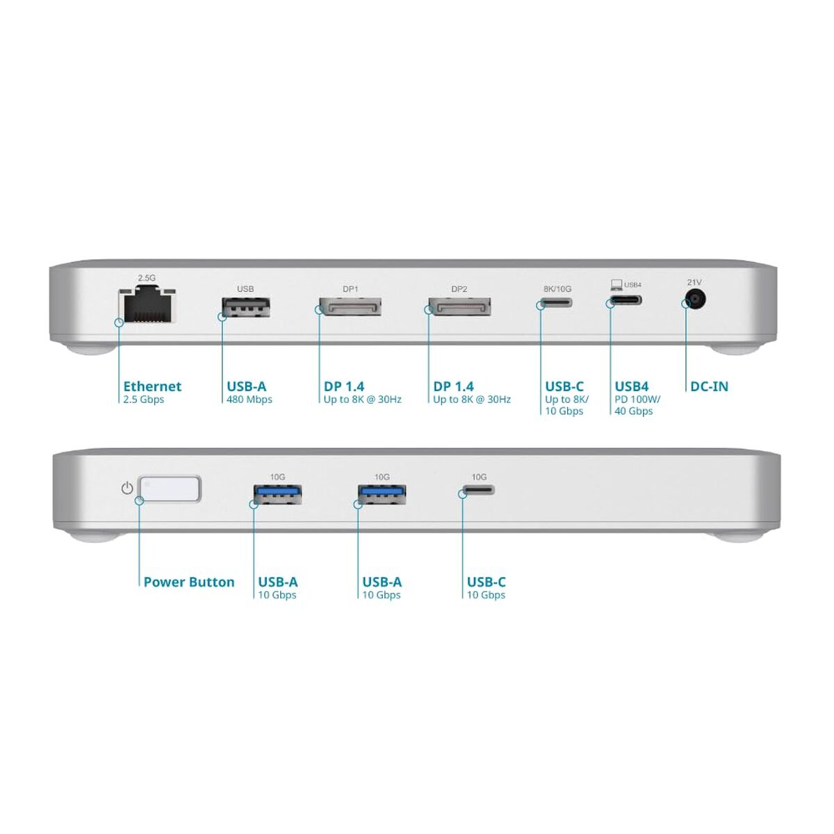 D-LINK Station daccueil USB-C 4.0 9-en-1