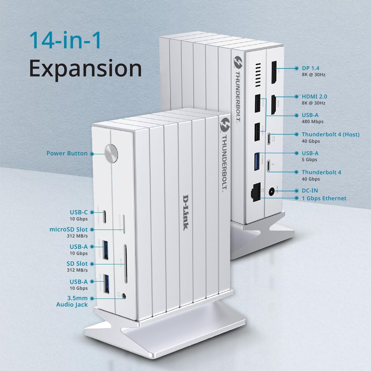 D-LINK 14-in-1 Docking Station