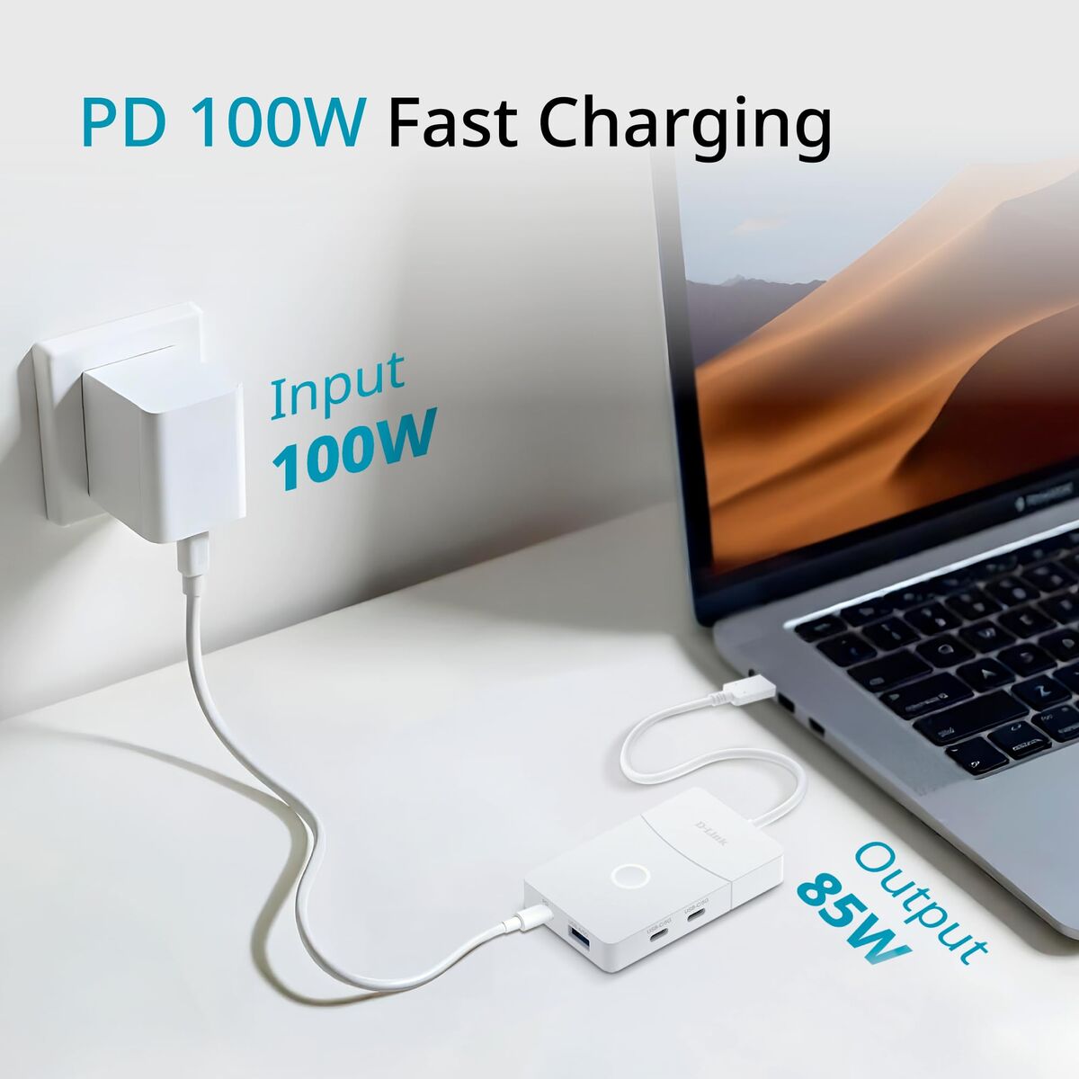 D-LINK Station daccueil USB-C 5-en-1 - Wireless HDMI