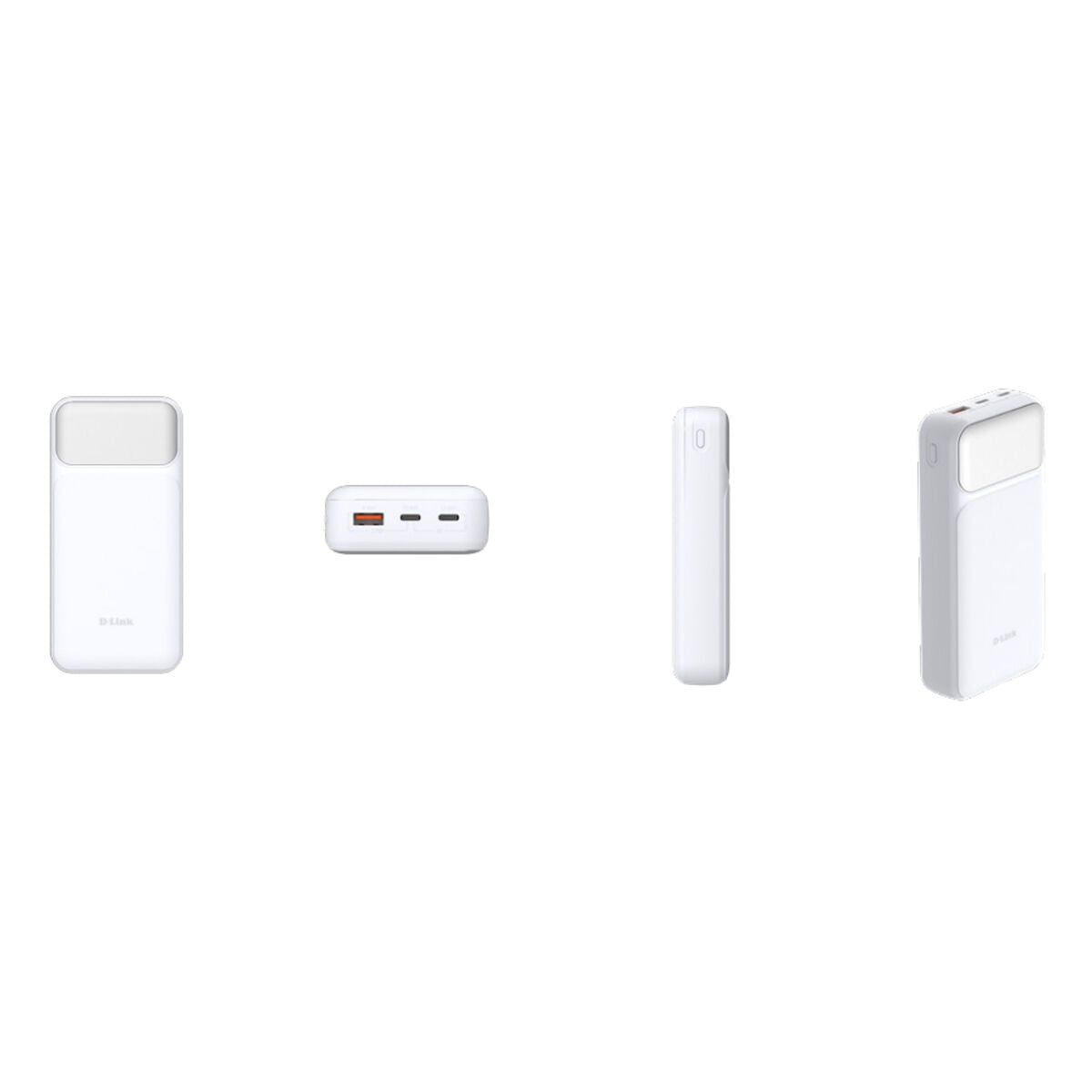 D-LINK PowerBank 2000mAh 2 port USB-C 65W max par port 1 port USB-A 22.5W max