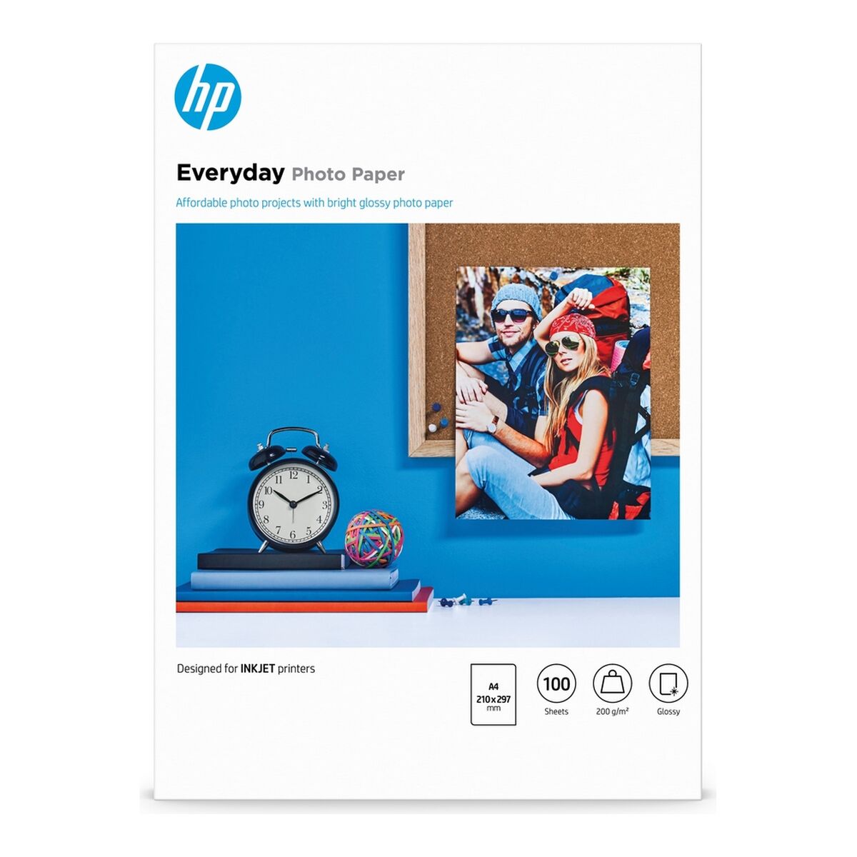 HP original Q2510A Semi-glossy photo paper Ink cartridge 200g/m2 A4 100 sheets 1-pack