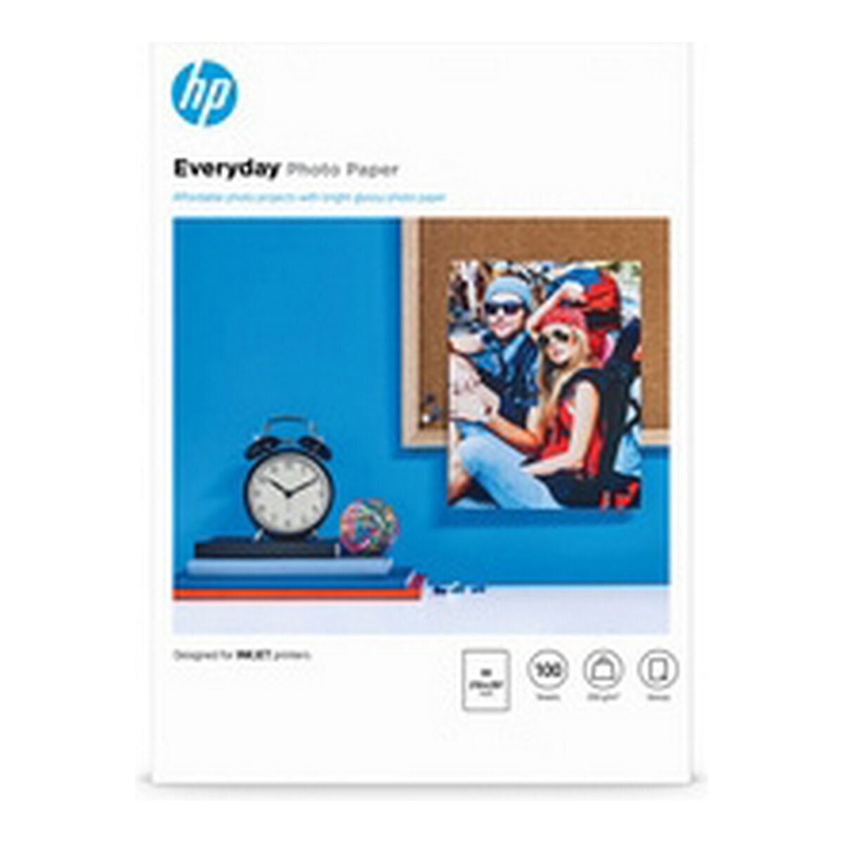 HP original Q2510A Semi-glossy photo paper Ink cartridge 200g/m2 A4 100 sheets 1-pack