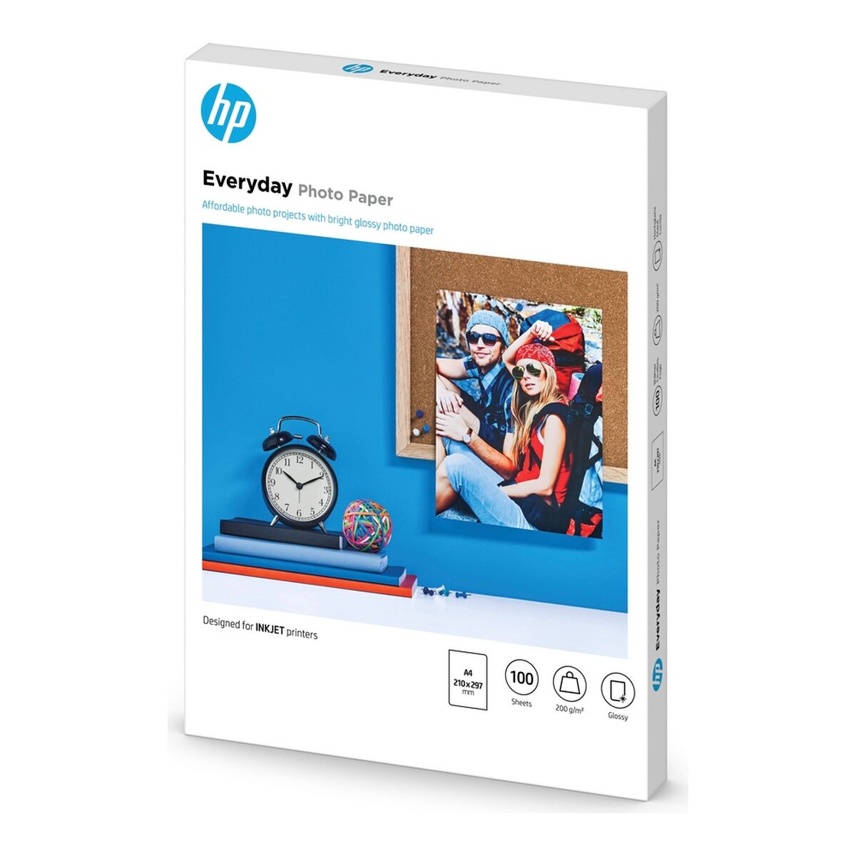 HP original Q2510A Semi-glossy photo paper Ink cartridge 200g/m2 A4 100 sheets 1-pack