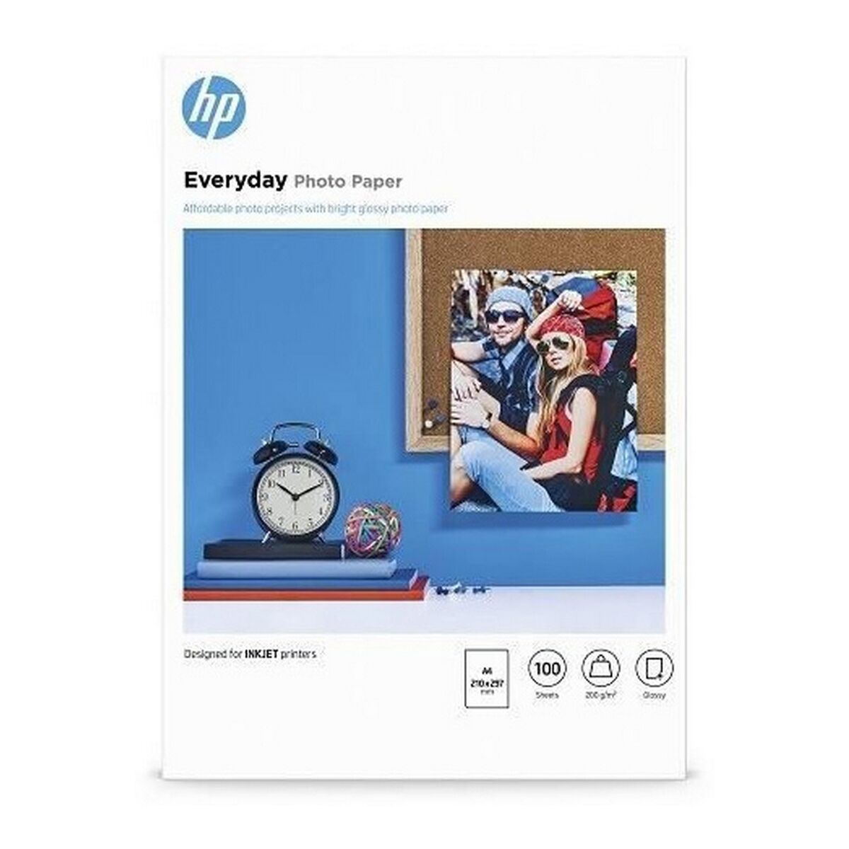 HP original Q2510A Semi-glossy photo paper Ink cartridge 200g/m2 A4 100 sheets 1-pack