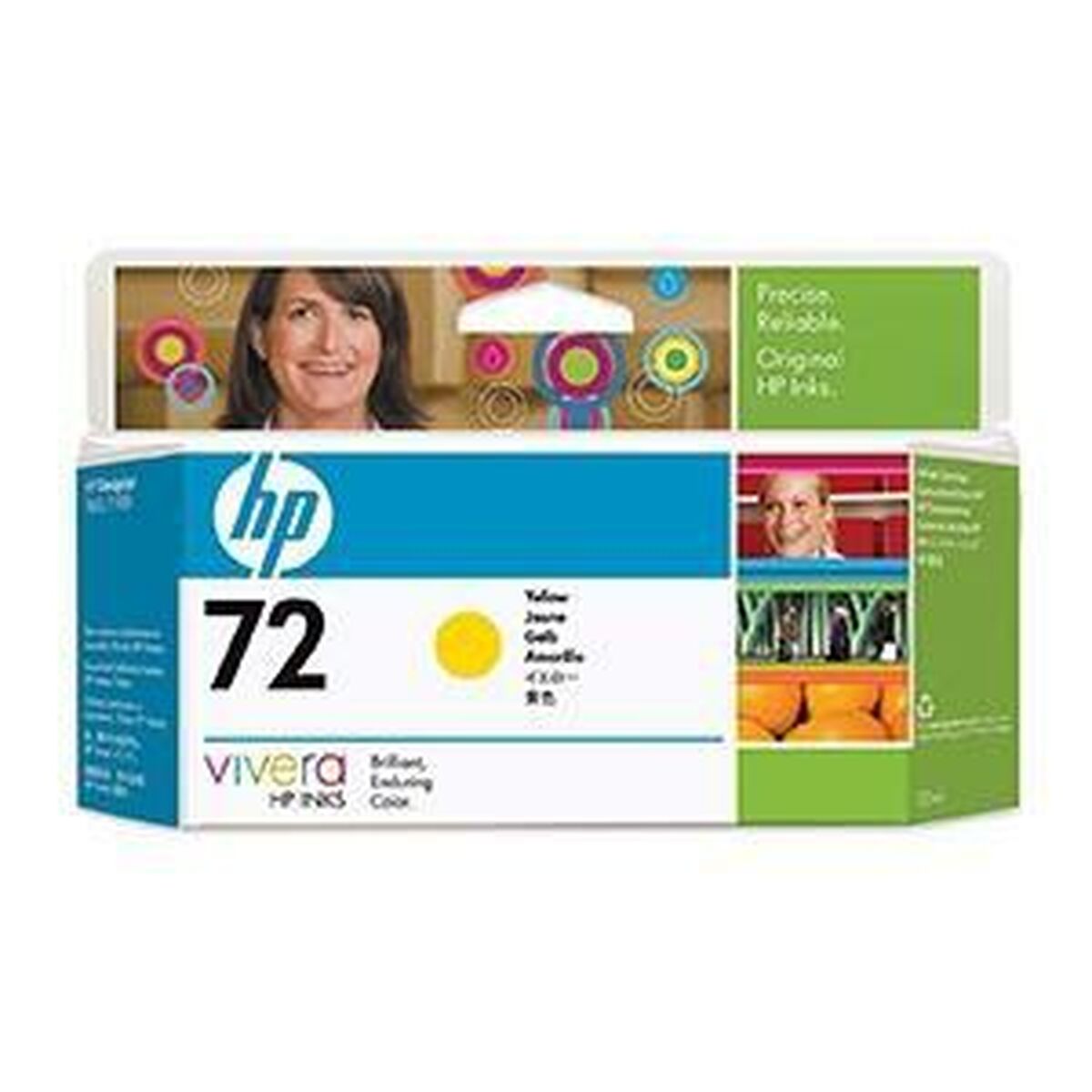 HP 72 original Ink cartridge C9373A yellow high capacity 130ml 1-pack