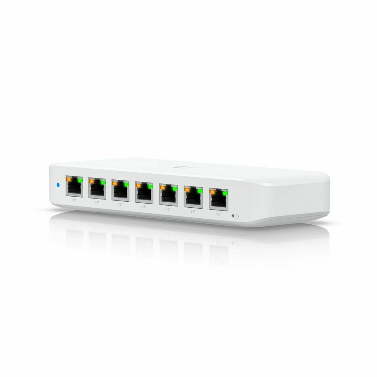 UniFi 8 port GbE PoE+Switch powered by