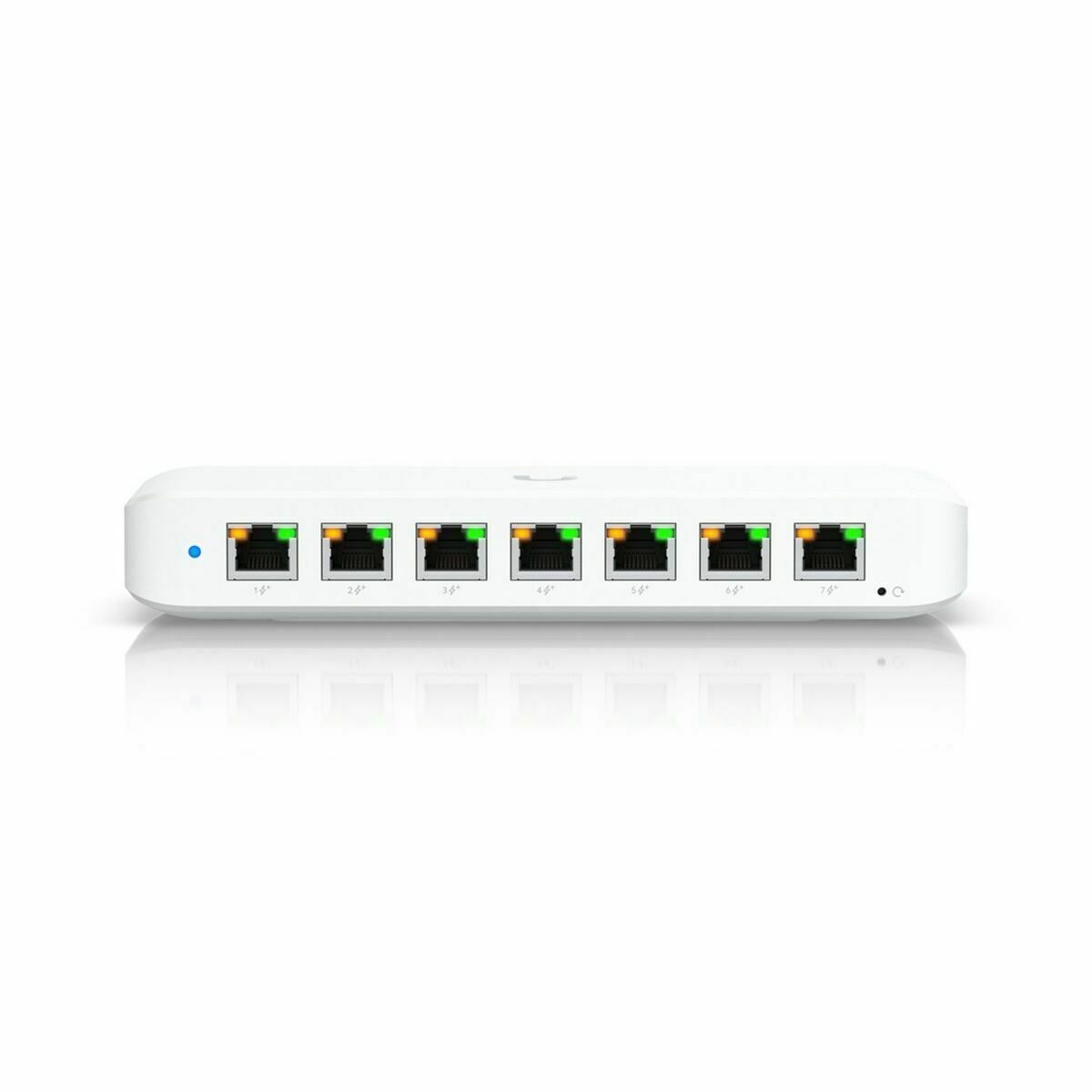 UniFi 8 port GbE PoE+Switch powered by