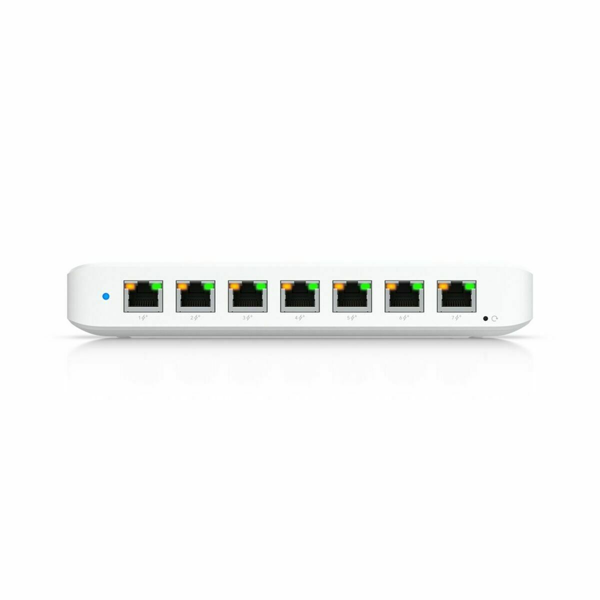 UniFi 8 port GbE PoE+Switch powered by