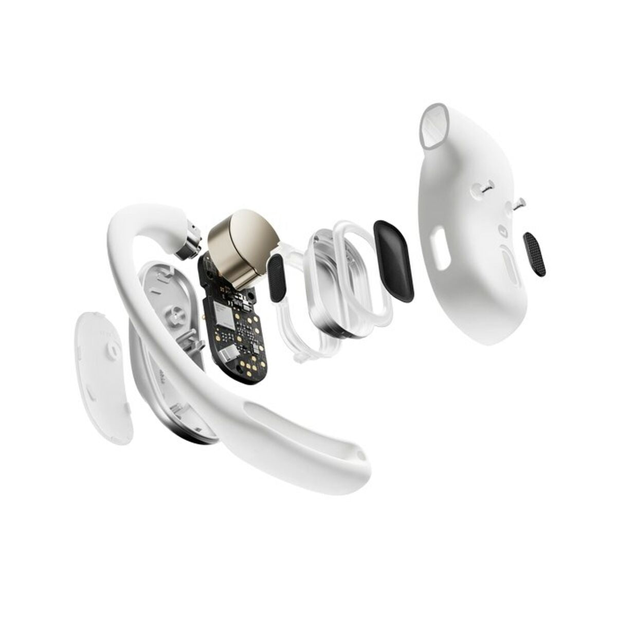 SHOKZ Casque à conduction osseuse OpenFit Air blanc