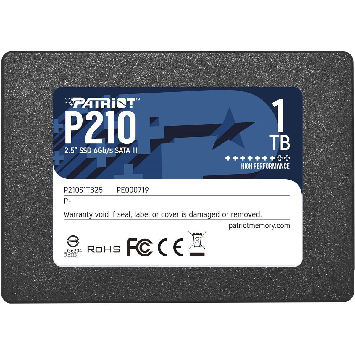 "Patriot Memory P210 1 To 2,5"" Serial ATA III"
