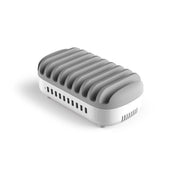 10 Port USB Charg Dock station WHT UK