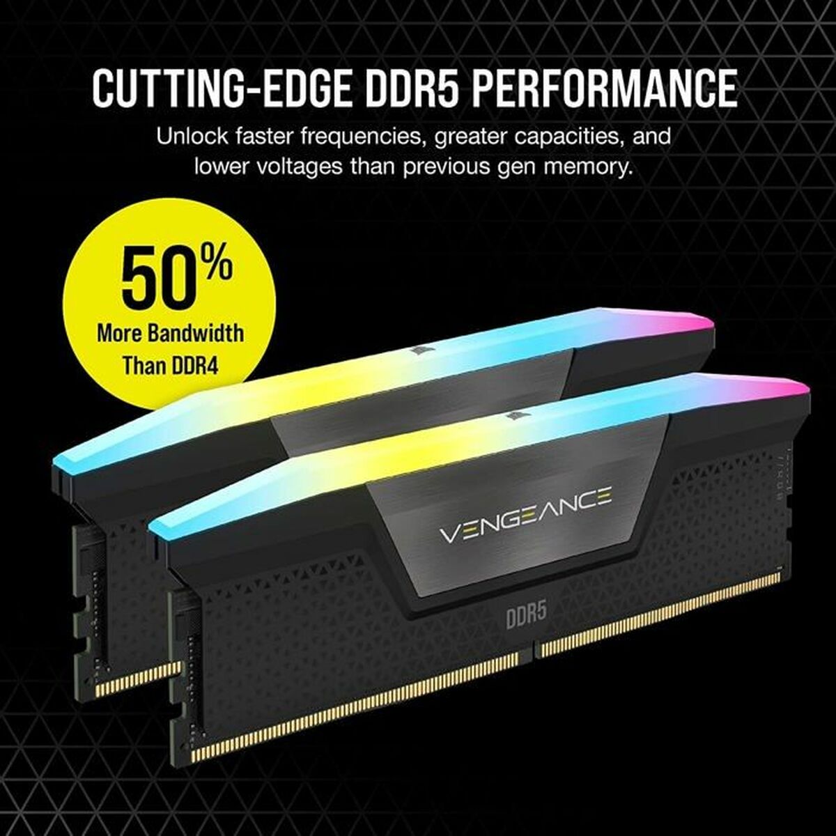Module de mémoire Corsair Vengeance RGB 32 Go 2 x 16 Go DDR5