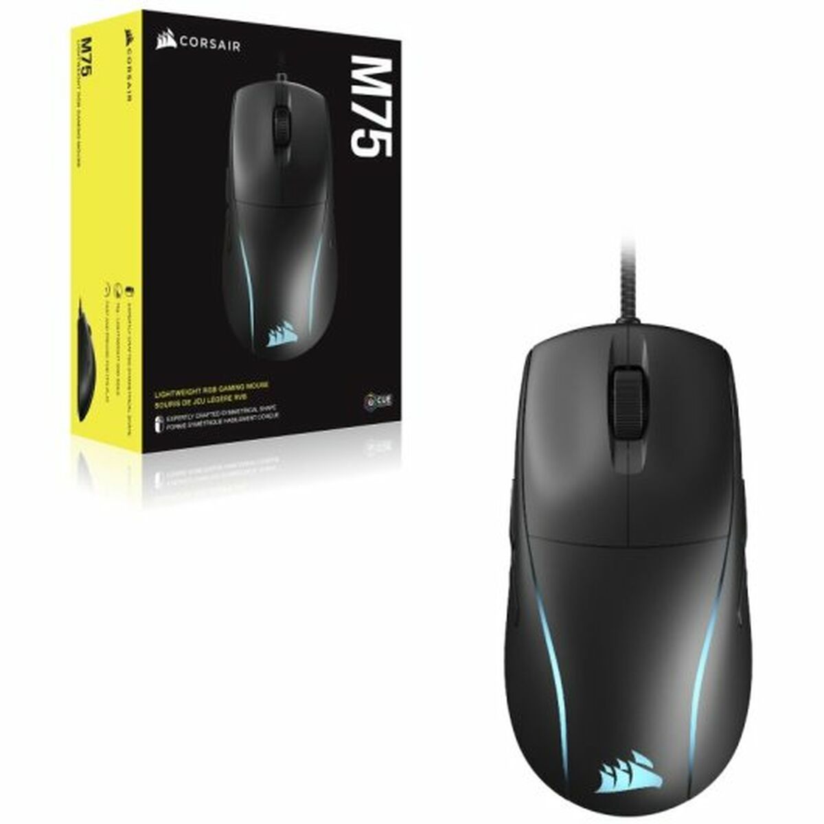Souris RGB Corsair M75 légere Gaming USB Type-A optique 26000 DPI