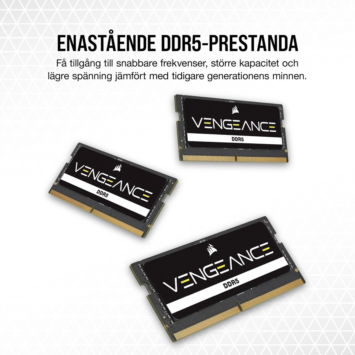 Module de mémoire Corsair Vengeance CMSX32GX5M2A5600C48 32 Go 2 x 16 Go DDR5
