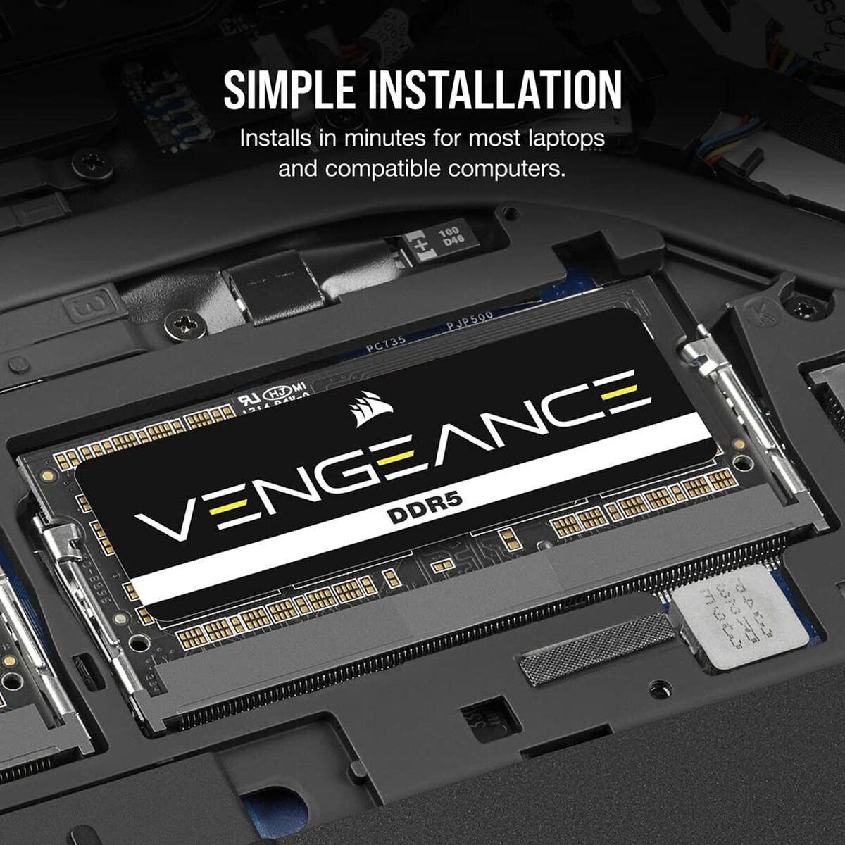 Module de mémoire Corsair Vengeance CMSX16GX5M1A5200C44 16 Go 1 x 16 Go DDR5