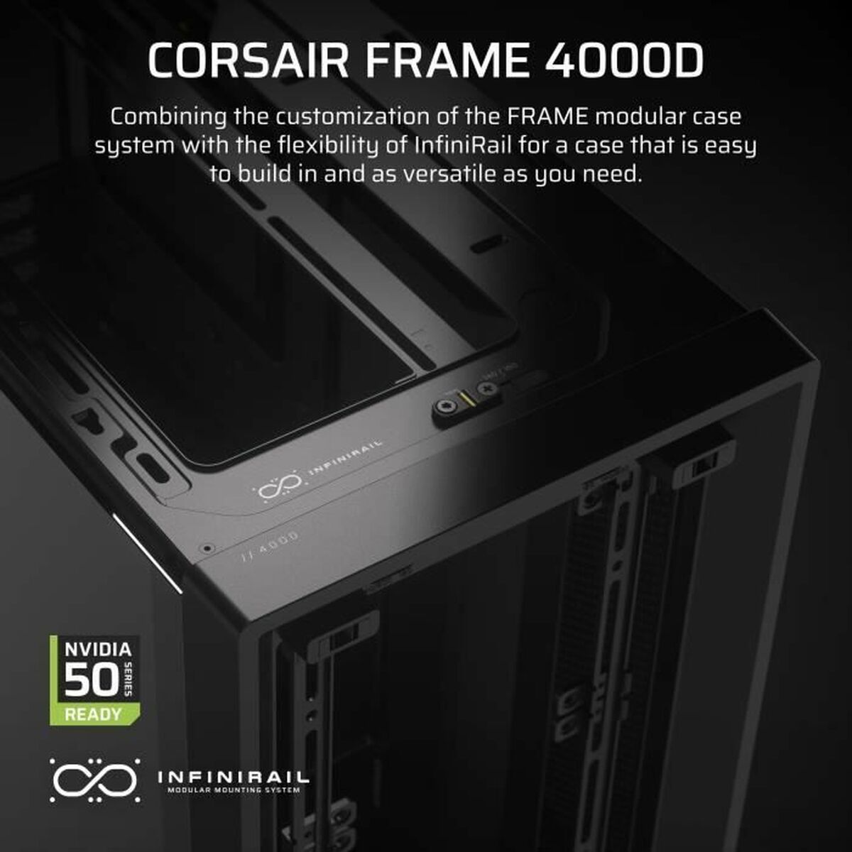 Corsair FRAME 4000D Midi Tower Noir