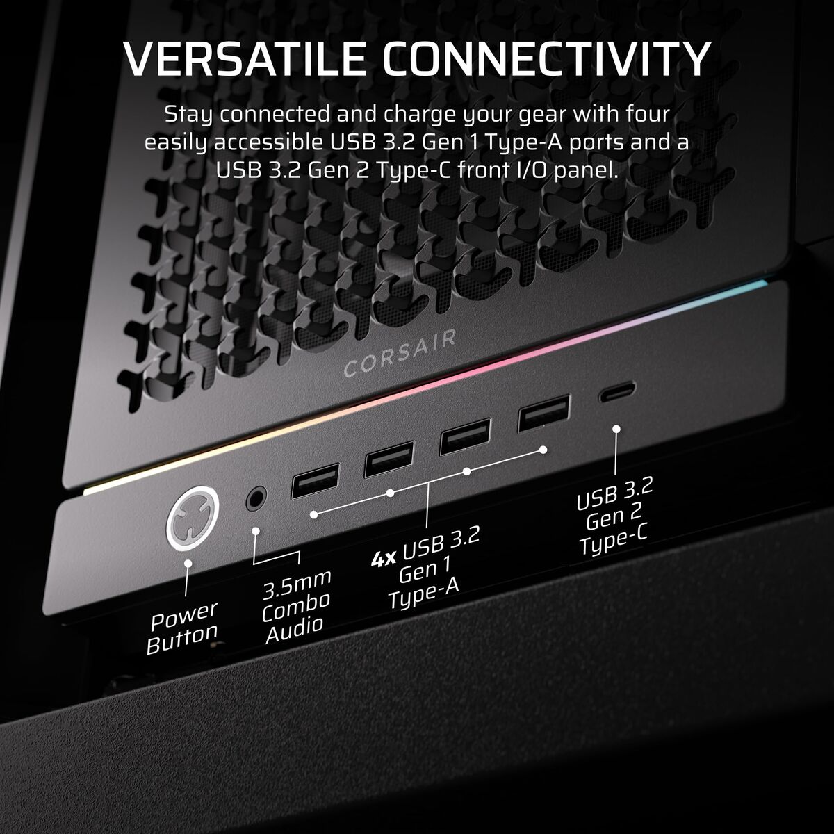 Boîtier ATX semi-tour Corsair CC-9011307-WW Noir