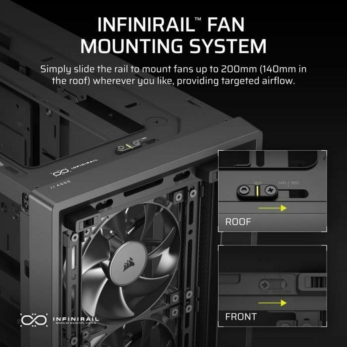 Boîtier ATX semi-tour Corsair Noir