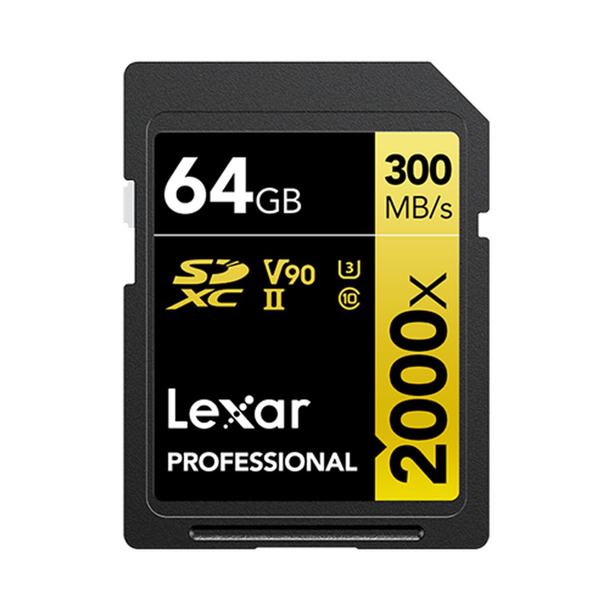 Lexar Professional 64 Go 2000x UHS-II Classe 10 Carte Mémoire SDHC