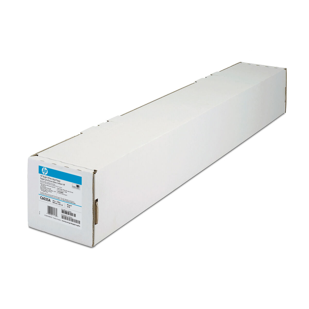 HP paper Inkjet bright wihte roll 59.4cm 23.39p x 45.7m 90g/m2