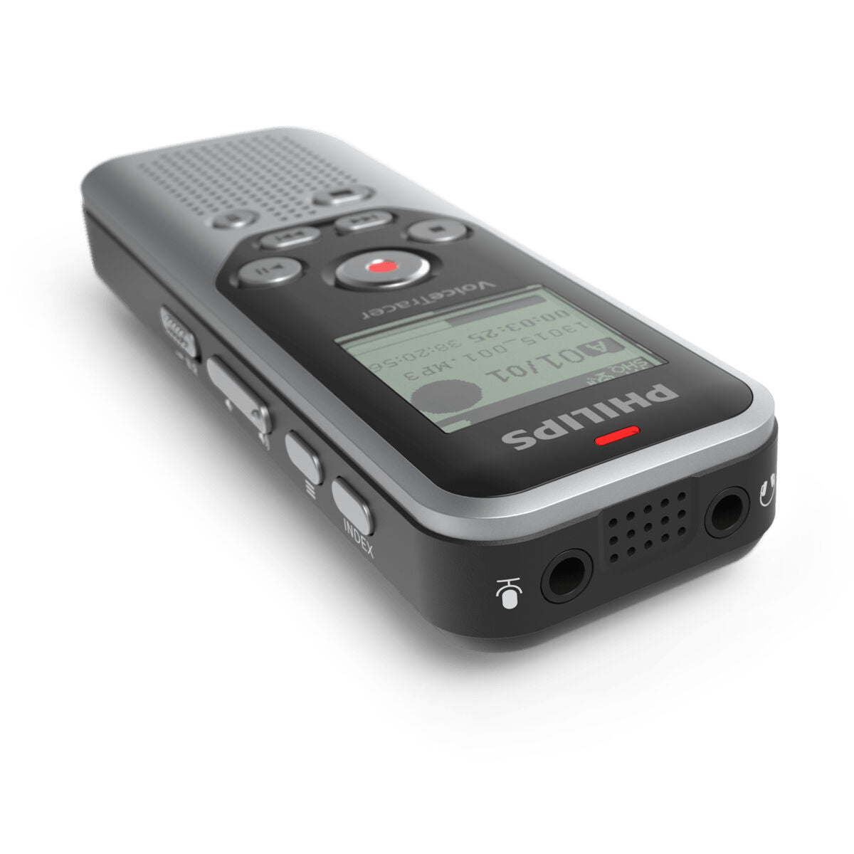 PHILIPS Dictaphone VoiceTracer DVT1250 : Optimisé pour les notes, 1 mic 4Go Mono