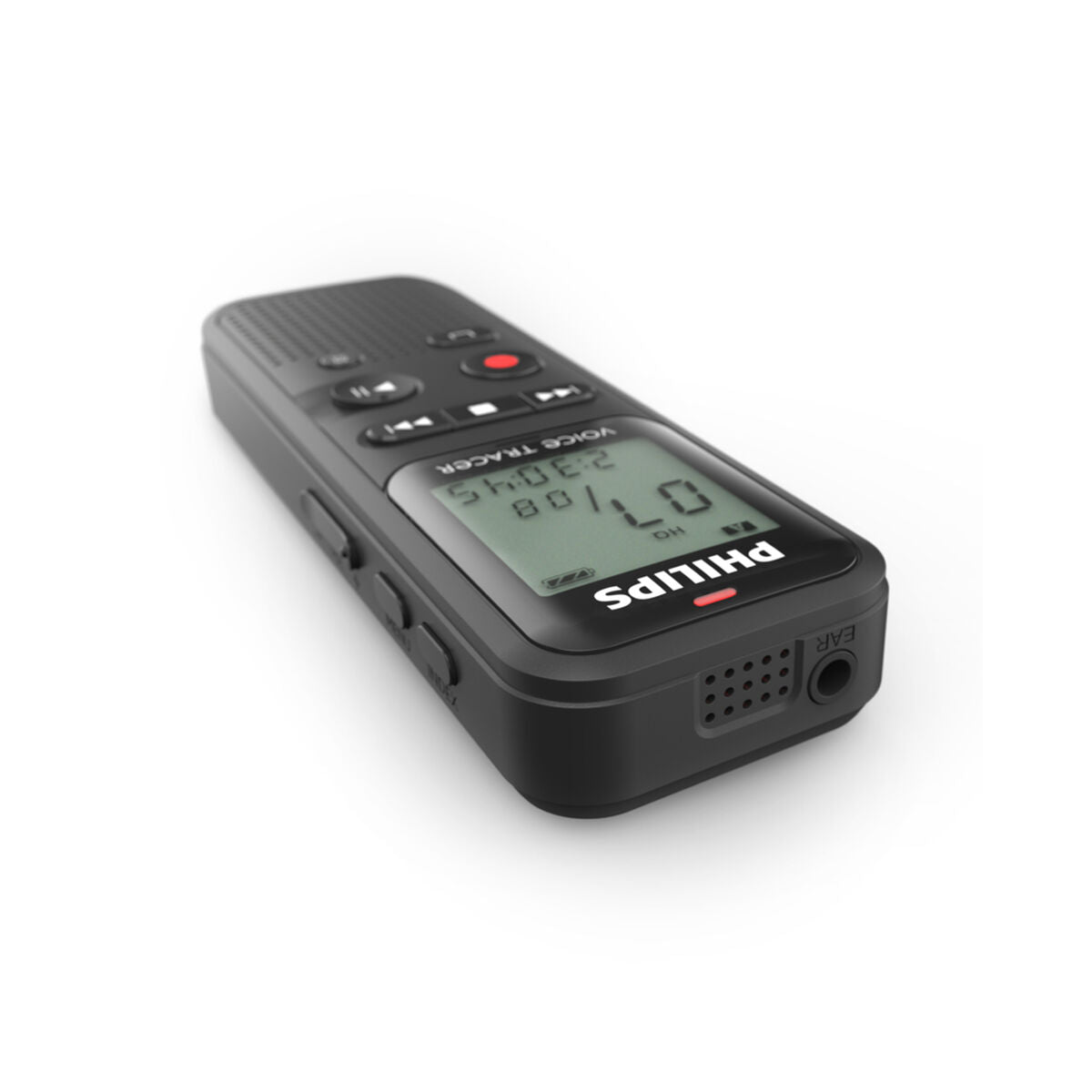 PHILIPS Dictaphone VoiceTracer DVT1160 : Optimisé pour les notes 8Go, Mono, Noir