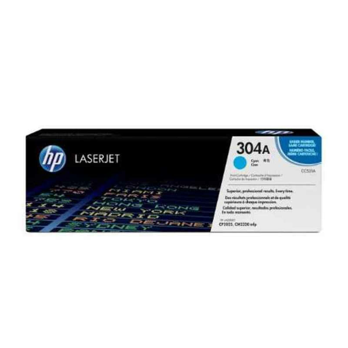 HP 304A original Colour LaserJet Toner cartridge CC531A cyan standard capacity 2.800 pages 1-pack ColorSphere