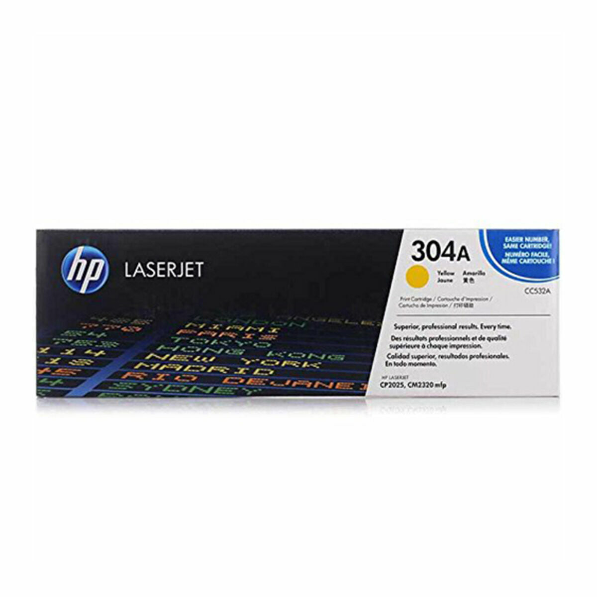 HP 304A original Colour LaserJet Toner cartridge C532A yellow standard capacity 2.800 pages 1-pack ColorSphere