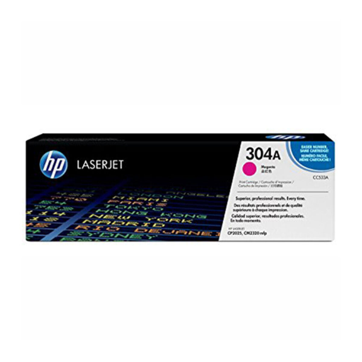 HP 304A original Colour LaserJet Toner cartridge CC533A magenta standard capacity 2.800 pages 1-pack ColorSphere