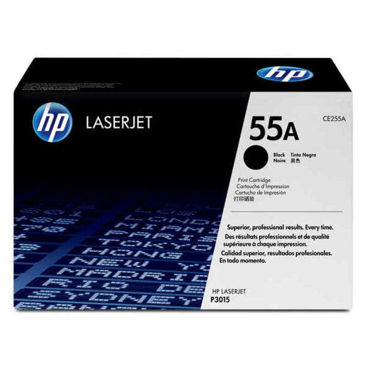 HP 55A original LaserJet Toner cartridge CE255A black standard capacity 6.000 pages 1-pack
