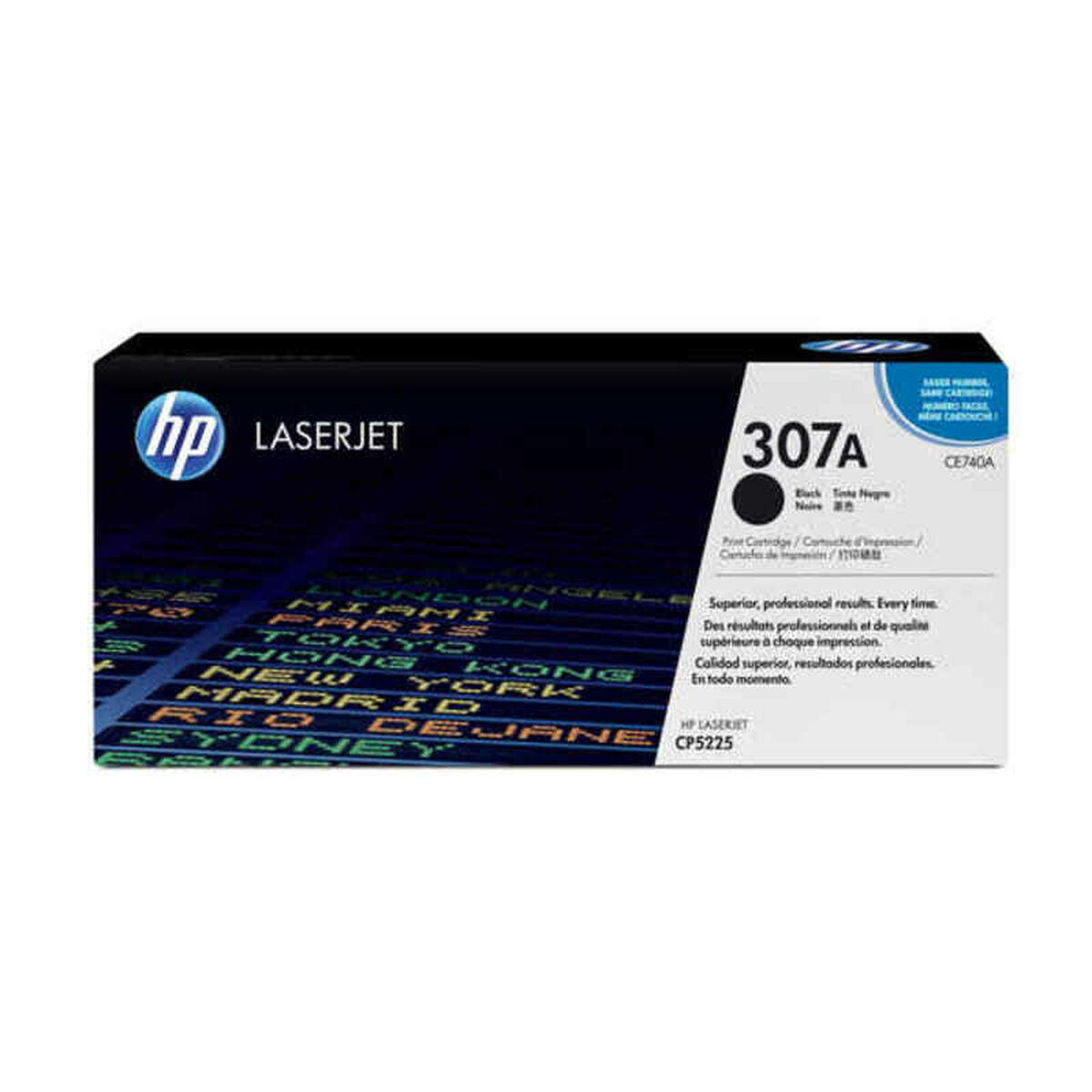 HP original Colour Laserjet CE740A Toner cartridge black standard capacity 7.000 pages 1-pack