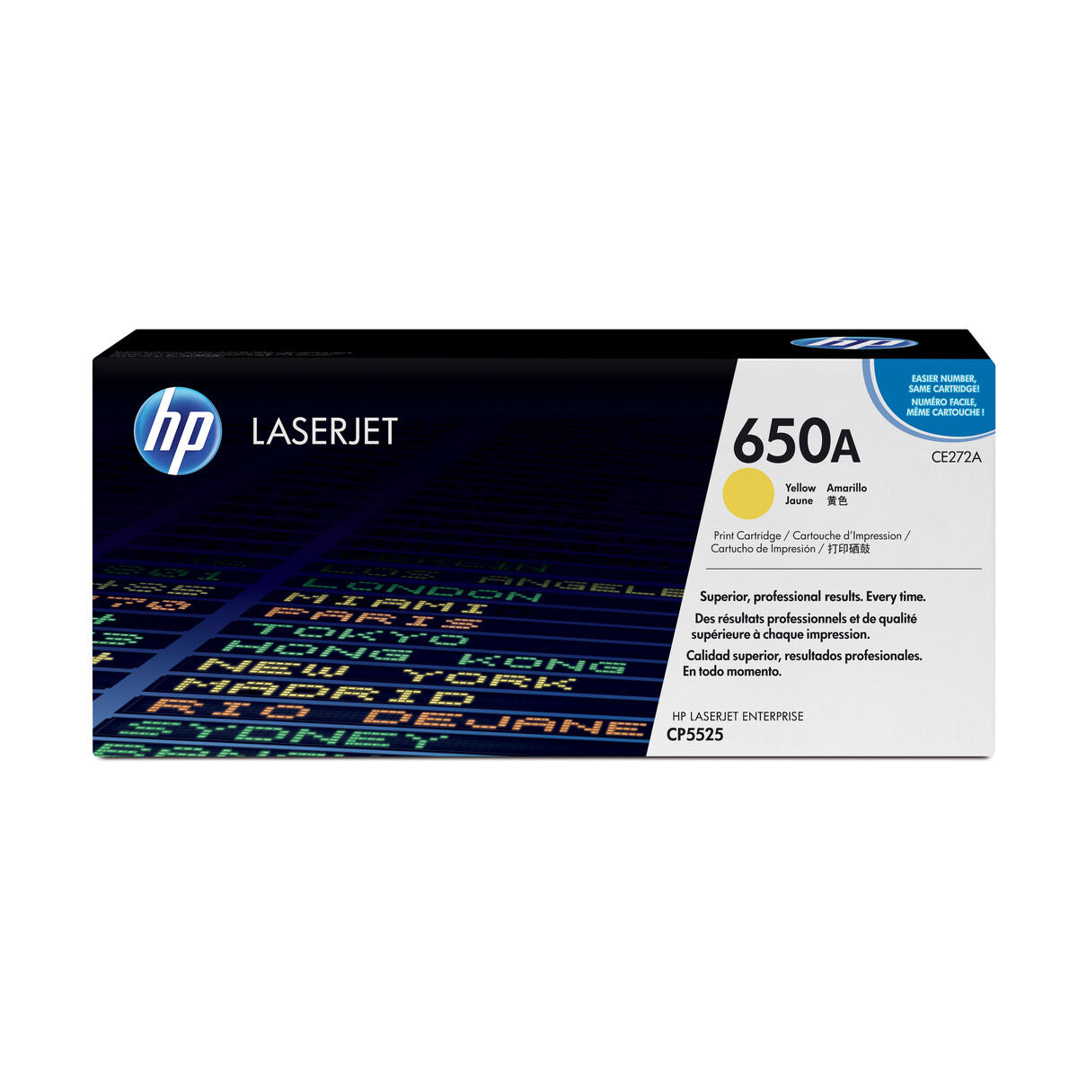 HP original Colour LaserJet CE272A Toner cartridge yellow standard capacity 15.000 pages 1-pack