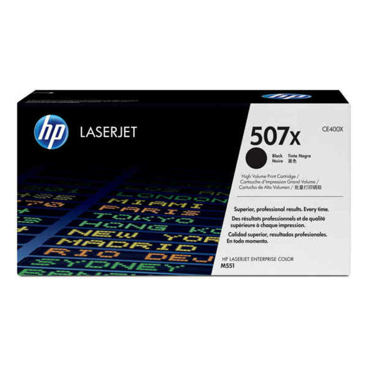 HP 507X original Toner cartridge CE400X black high capacity 11.000 pages 1-pack