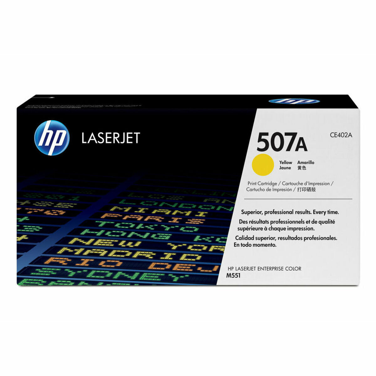 HP 507A original Toner cartridge CE402A yellow standard capacity 6.000 pages 1-pack
