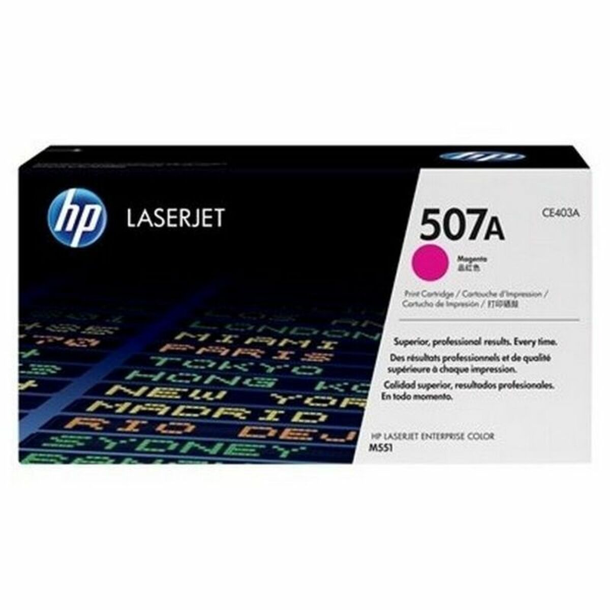 HP 507A original Toner cartridge CE403A magenta standard capacity 6.000 pages 1-pack