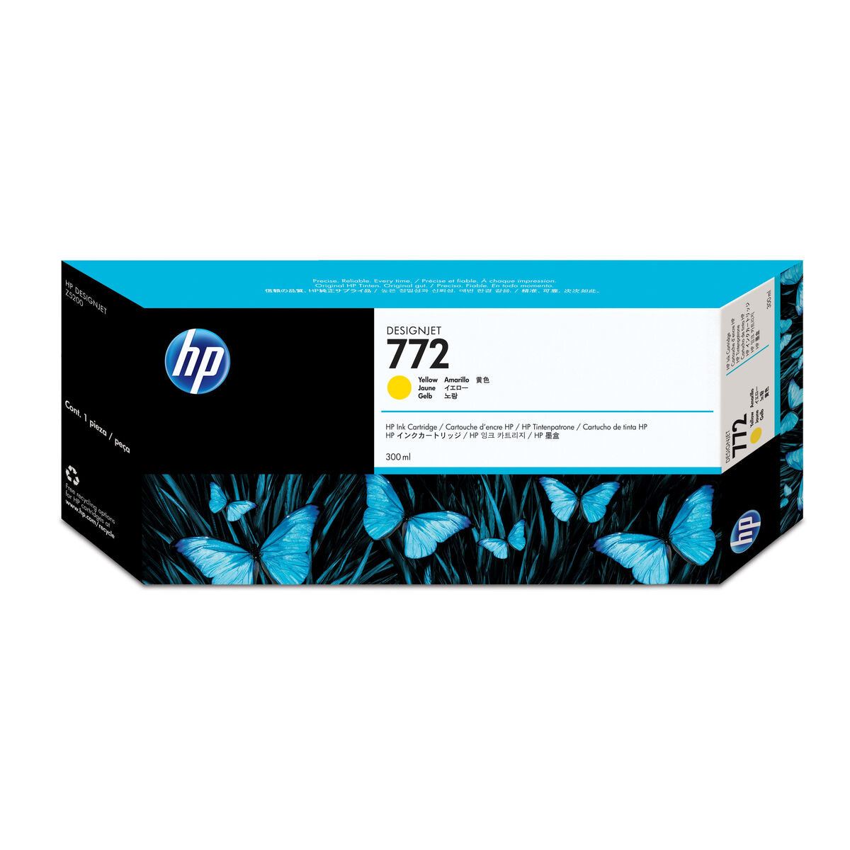 HP 772 original Ink cartridge CN630A yellow standard capacity 300ml 1-pack