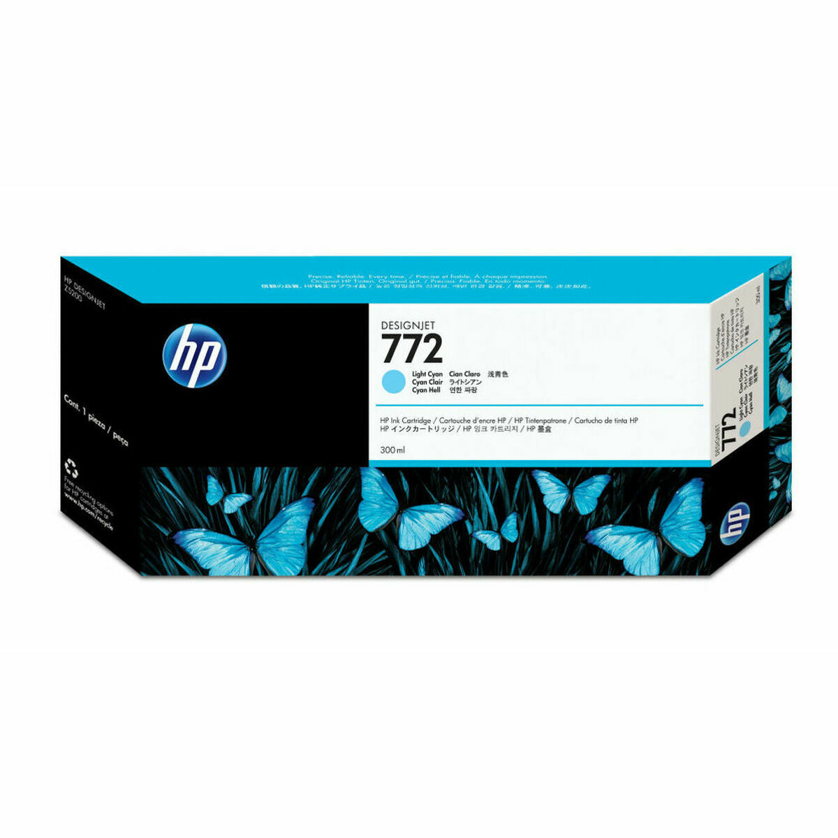 HP 772 original Ink cartridge CN632A light cyan standard capacity 300ml 1-pack